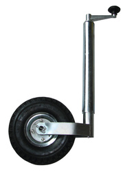 Koło podporowe z oponami pneumatycznymi do dyszla przyczepy kempingowej - 260 x 85 mm