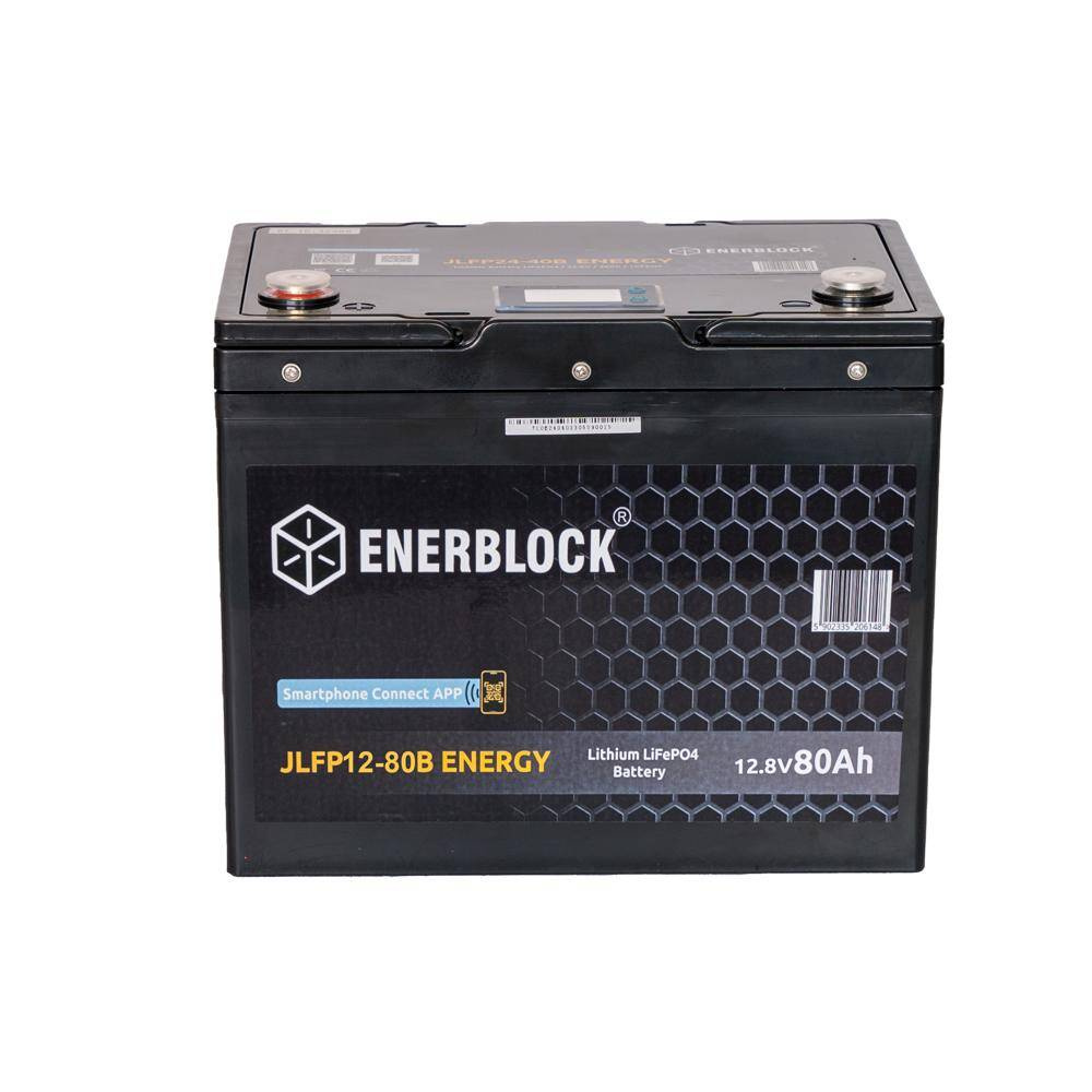 Akumulatory Enerblock LiFePO4 LITHIUM ENERGY Seria JLFP 12,8V, 80AH