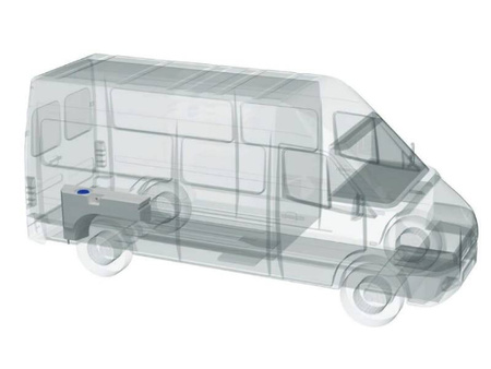 Aplast Zbiornik wody pitnej CARAVAN 112 l lewy bez dyszy wyjściowej - Ducato, Jumper, Boxer