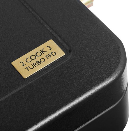 CADAC Kuchenka gazowa 2 Cook 3 Turbo FFD Deluxe 2 palniki 30 mbar z rusztami grill - kemping
