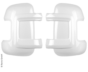 Komplet osłon lusterek - biały połysk - wersja długa - Fiat Ducato i podobne modele