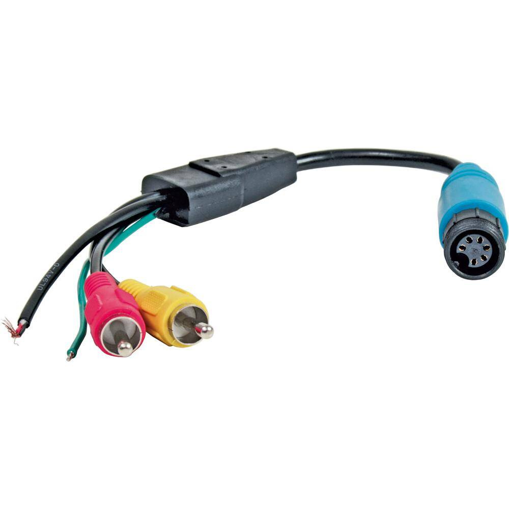 Adapter monitora, 6-stykowe złącze śrubowe do wtyczki typu cinch