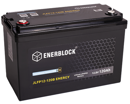 Akumulatory Enerblock LiFePO4 LITHIUM ENERGY Seria JLFP 12,8V, 120AH