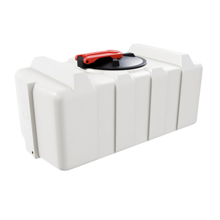 Prostokątny lekki pojemnik 300 l do transportu UHPLAST biały