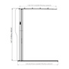 Horrex pleated fly screen door for Ford Transit V363 (7th generation) sliding door, 2014 - 2019, H3 roof