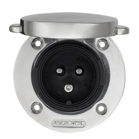 Plug 16A/250Vac (2p/3w) for Power Inlet 16A