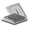 Okno dachowe 40x40cm z wentylatorem przezroczyste Turbo Vent Fiamma