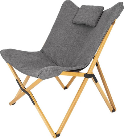 Bo-Camp folding camping chair L Grey Urban Outdoor - Wembley - Nika