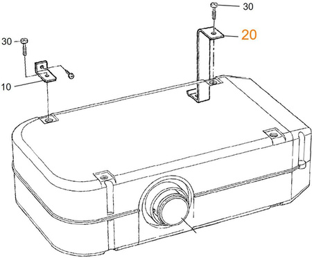 Internal mounting bracket for Trumatic E2800/4000