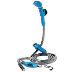 Camping shower with pump 12 Vdc