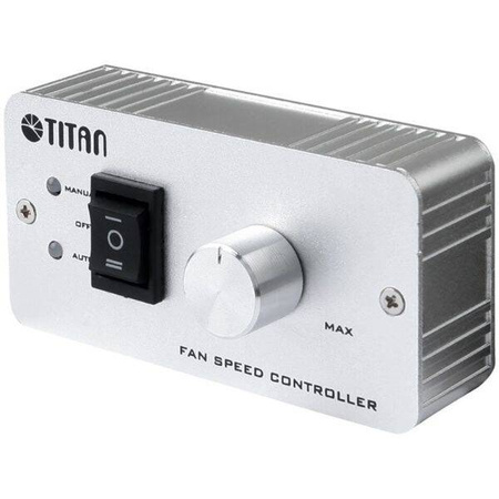Titan Podwójny wentylator do lodówki SC09 92 mm 12/24 V z regulatorem - kratka lodówki kampera