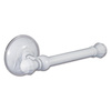 Toilet roll holder with suction cup