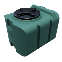 Prostokątny pojemnik 200 l UHPLAST zielony