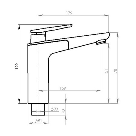 Single-Lever Mixer Vector S (Kitchen)