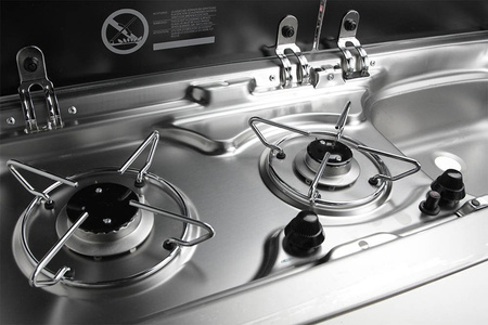 Dometic Smev MO9222R dwupalnikowa kompaktowa kuchenka gazowa i zlew w jednym - PRAWY