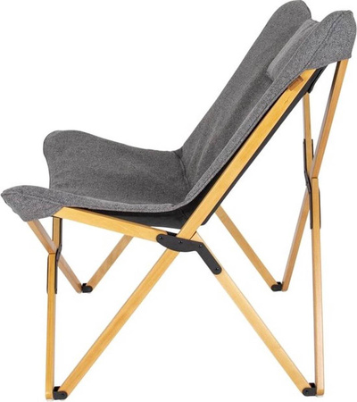Bo-Camp folding camping chair L Grey Urban Outdoor - Wembley - Nika