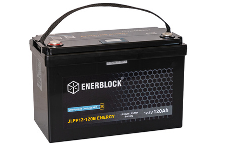 Akumulatory Enerblock LiFePO4 LITHIUM ENERGY Seria JLFP 12,8V, 120AH