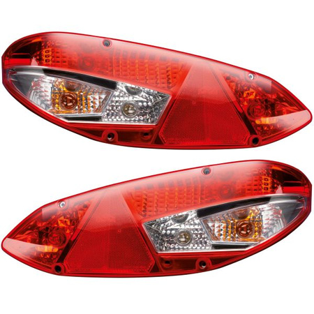 Jokon L 3000 Multifunction Rear Light Left 12V with Triangular Reflector - for Caravans
