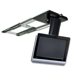 Sliding ceiling TV holder