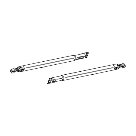 Thule support leg 162 cm for Omnistor 6300 awnings 3.50-4.50 m - original spare part 1500603332