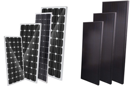 Moduły solarne Carbest 12V CB + Fullblack - 100 do 190 watów