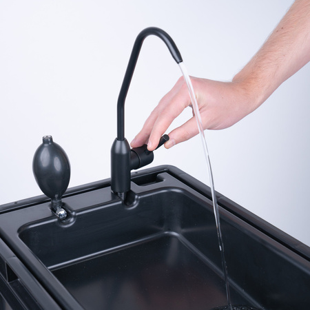 BOXIO WASH PLUS - Mobile washbasin with camping shower
