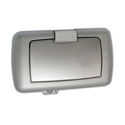 Satin-finished door lock