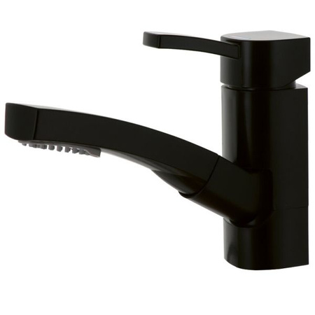 Comet bateria kuchenna Capri Komfort czarna z wyciąganą wylewką 1,25m