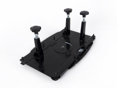 Swivel base for double passenger seat, VW T5 right-hand drive (RHD)