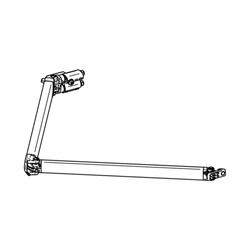 Thule ramię przegubowe prawe 1500602599 do markizy Omnistor 6200 - długość 3,00-4,50 m