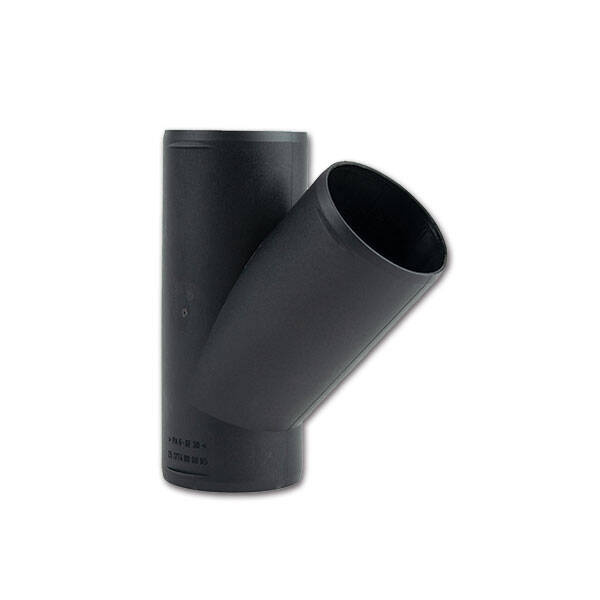Adapter Y węża powietrza Ø 60 mm pod kątem 45°.