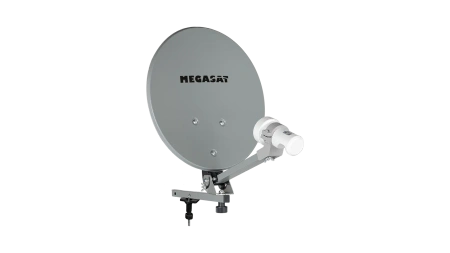 Mobilny cyfrowy system satelitarny Megasat, w walizce do transportu