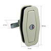 Salino white FIAT lock with cylinder and keys