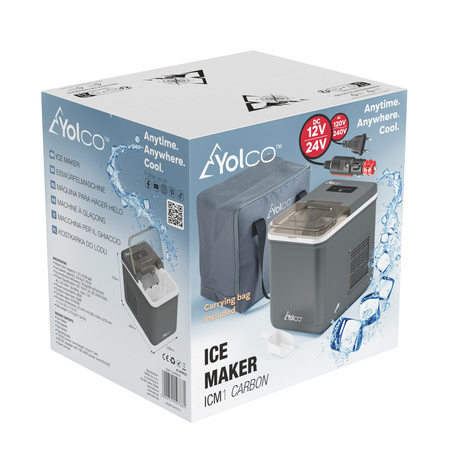 Kostkarka do lodu Yolco ICM1 Carbon 0.8kg lodu