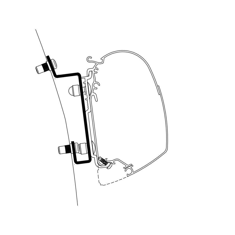 Adapter do Forda Transita z wysokim dachem 2014/05 H3 do TO Series 5
