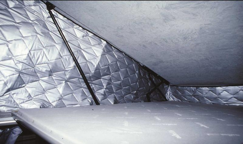 Carbest termoizolacja miechów dachu sypialnego VW T4 Westfalia