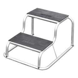 Milenco schodek aluminiowy podwójny, antypoślizgowy, stabilny