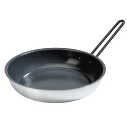 Patelnia Bugaboo CERAMICZNA 25cm srebrna 7,2cm wysokości