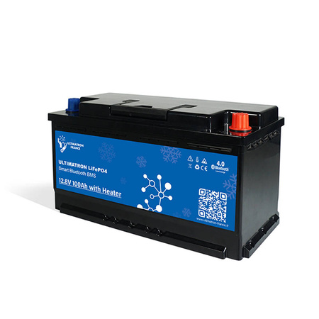 100Ah akumulator LiFePO4 12,8V ULTIMATRON z matą grzewczą