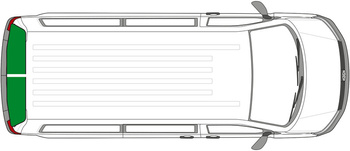 Thermal insulation for the rear windows of Fiat Ducato / Peugeot Boxer / Citroen Jumper from 2015 - Carbest Isoflex 9-layer thermal mats, 2 pieces