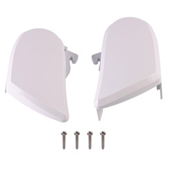 End Caps TO 6300 White, Set Left + Right