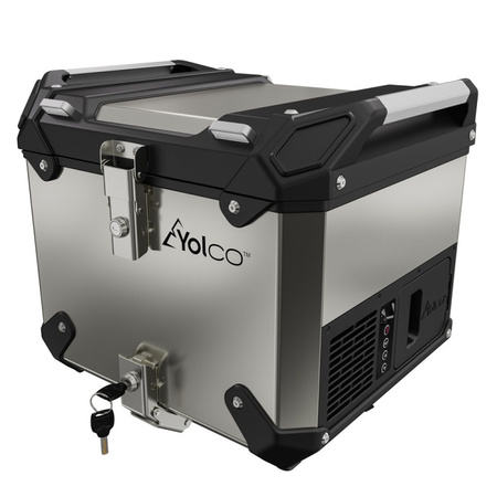 Yolco kompresorowa lodówka motocyklowa topcase MCX17 17 l, srebrna