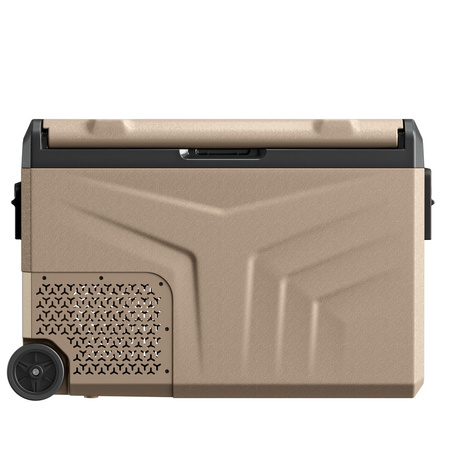 Yolco przenośna lodówka kompresorowa TCX50 50 l, dwustrefowa, piaskowa