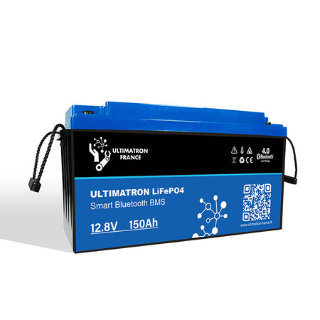 150 Ah akumulator ULTIMATRON LiFePO4 Smart BMS 12.8V