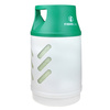 FibreGas Butla kompozytowa LPG 24,5 l 10 kg z zaworem G.12 - widoczny poziom gazu, kemping i gastronomia