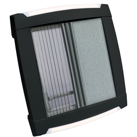 Okno dachowe czarne 40x40cm MPK VisionStar M 2 LED z roletą 
