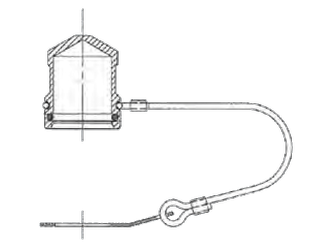 RegO Blue Aluminum Cover Cap - 13675