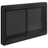 Sliding Window S10, 800 x 450 mm black inner frame