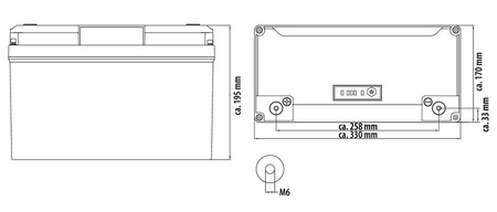 Akumulator litowo-jonowy Carbest LiFePo4 Li100BT-H 100Ah z Bluetooth i funkcją grzania