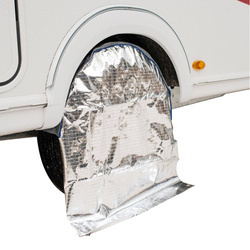 Osłona koła z reflektorem przeciwsłonecznym